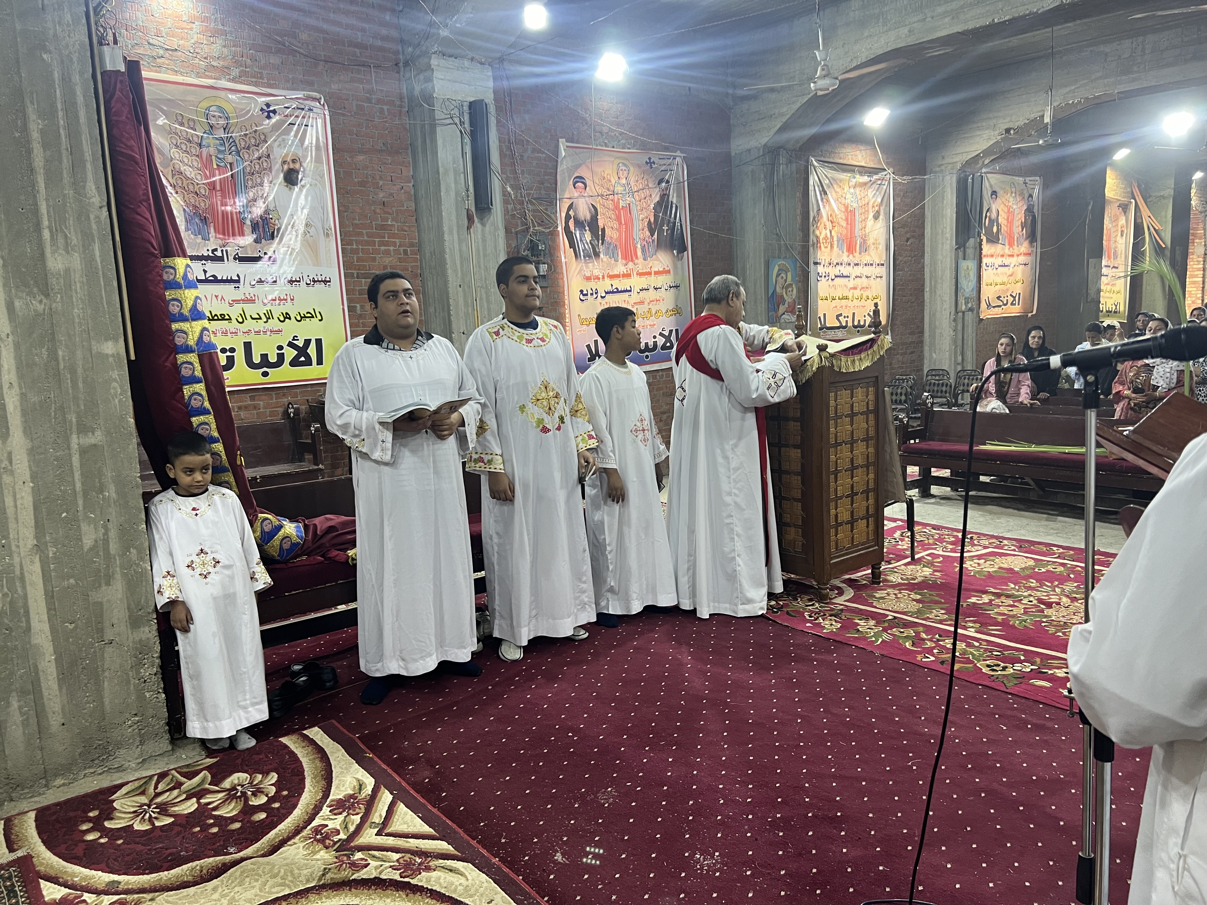 202504130652IMG0563 | كنيسة الشهيدة دميانه بفاو قبلى قداس احد الشعانين